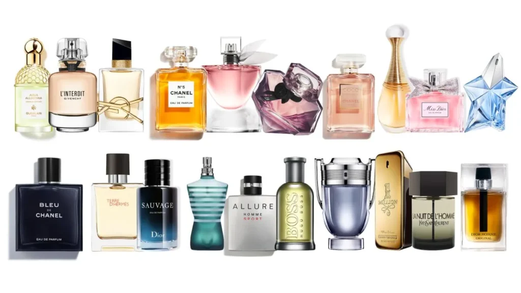 Une grande sélection de parfums